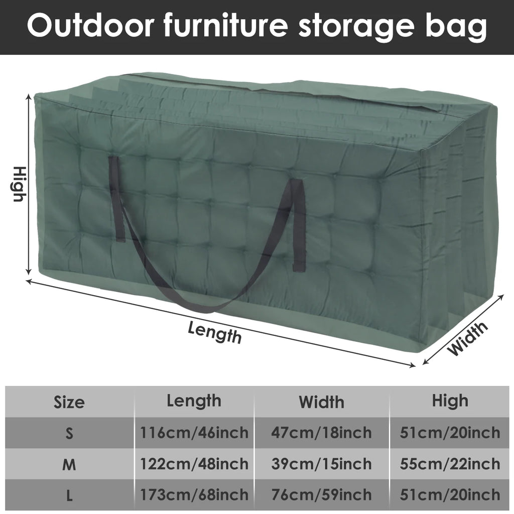 Heavy-Duty Waterproof Patio Furniture Storage Bag