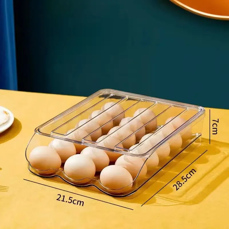 Gravity-Fed Rolling Egg Dispenser