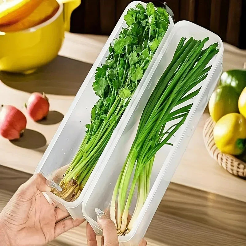 Refrigerator Fresh-Keeping Storage Box, Fresh-Keeping Artifact,Small Food Preservation Boxes,Transparent Sealed Storage Box