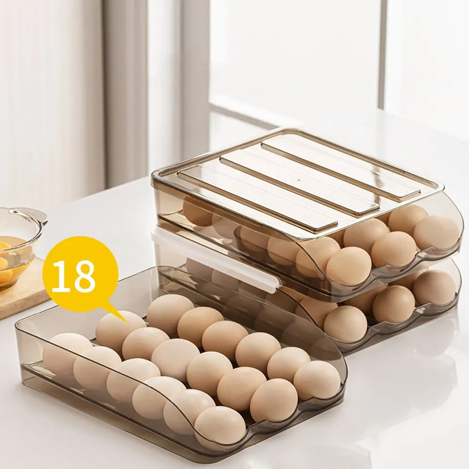 Gravity-Fed Rolling Egg Dispenser