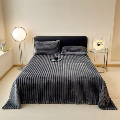 2025 Luxe Imitation Rabbit Fur Blanket – Ultra-Soft, Thick & Cozy Winter Essential