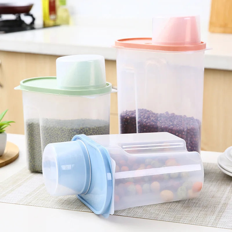 Airtight Cereal Dispenser with Cup