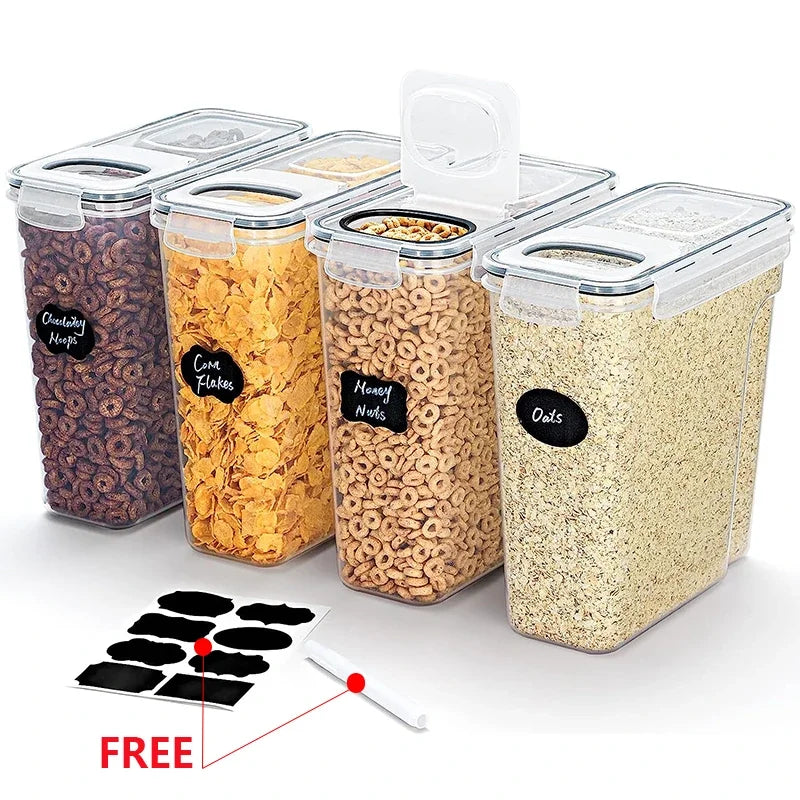 Minimalist Airtight Cereal Storage Set
