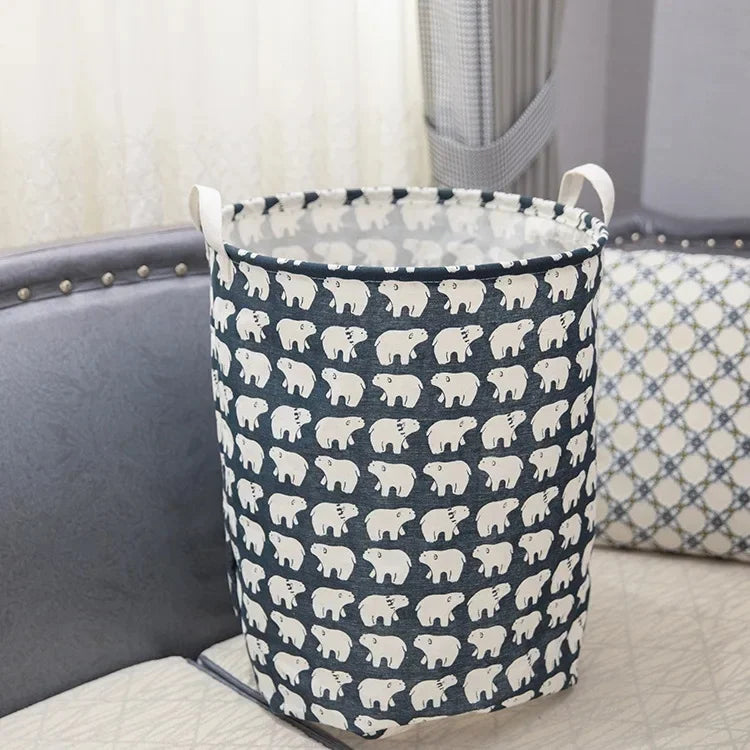 Nordic Foldable Linen Hamper