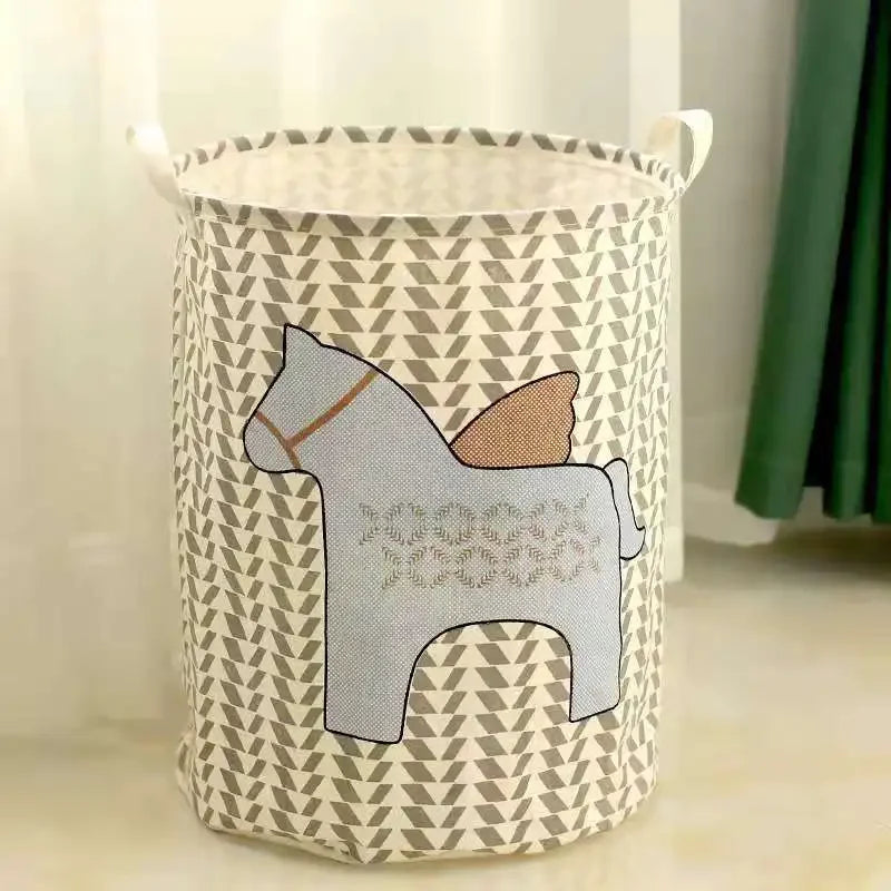 Nordic Foldable Linen Hamper