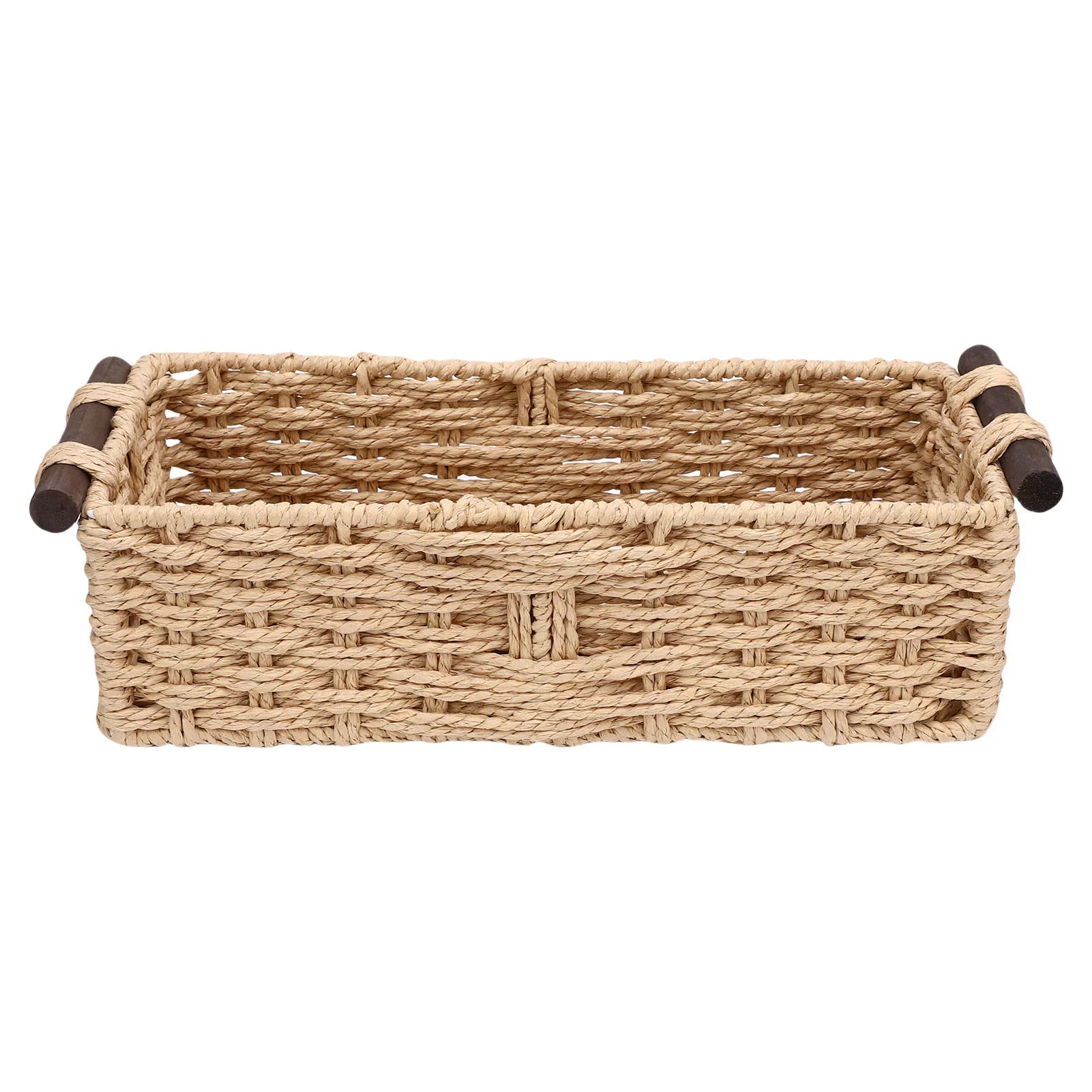 Woven Paper Rope Storage Basket