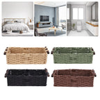 Woven Paper Rope Storage Basket