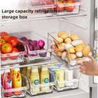 Crystal Clear Fridge Organizer Bins