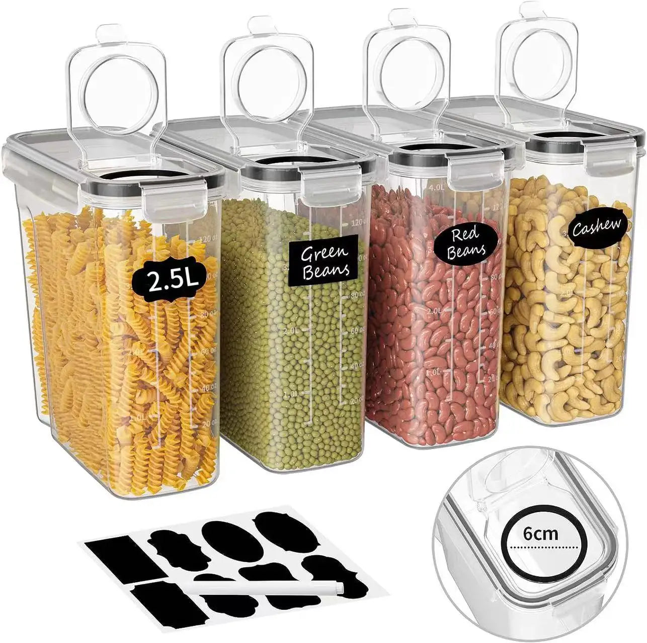 Minimalist Airtight Cereal Storage Set