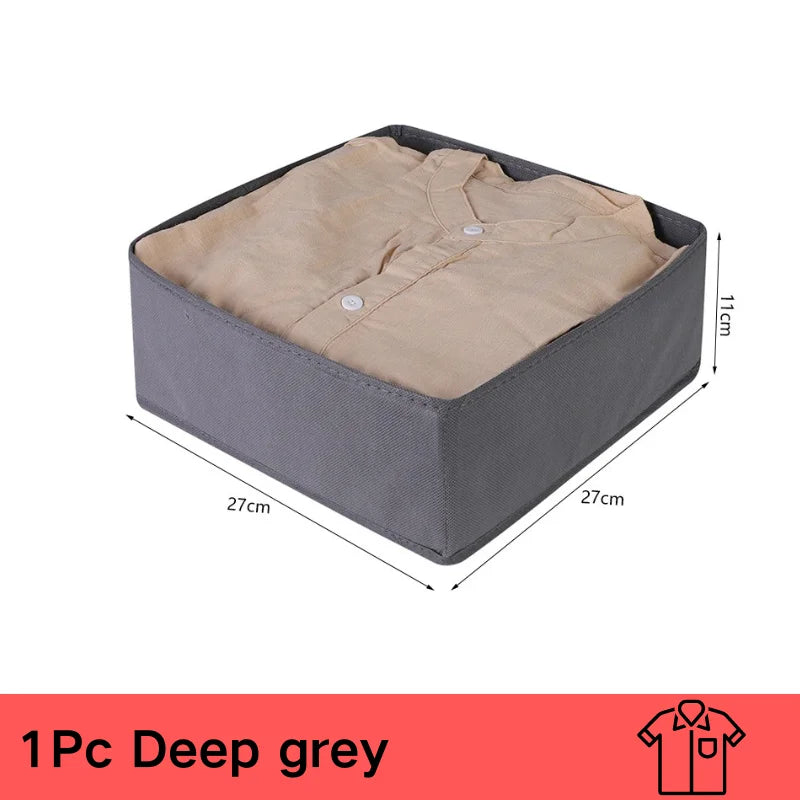 3-Piece Foldable Drawer Organizer Set