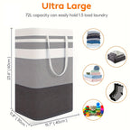 75L Freestanding Collapsible Laundry Hamper
