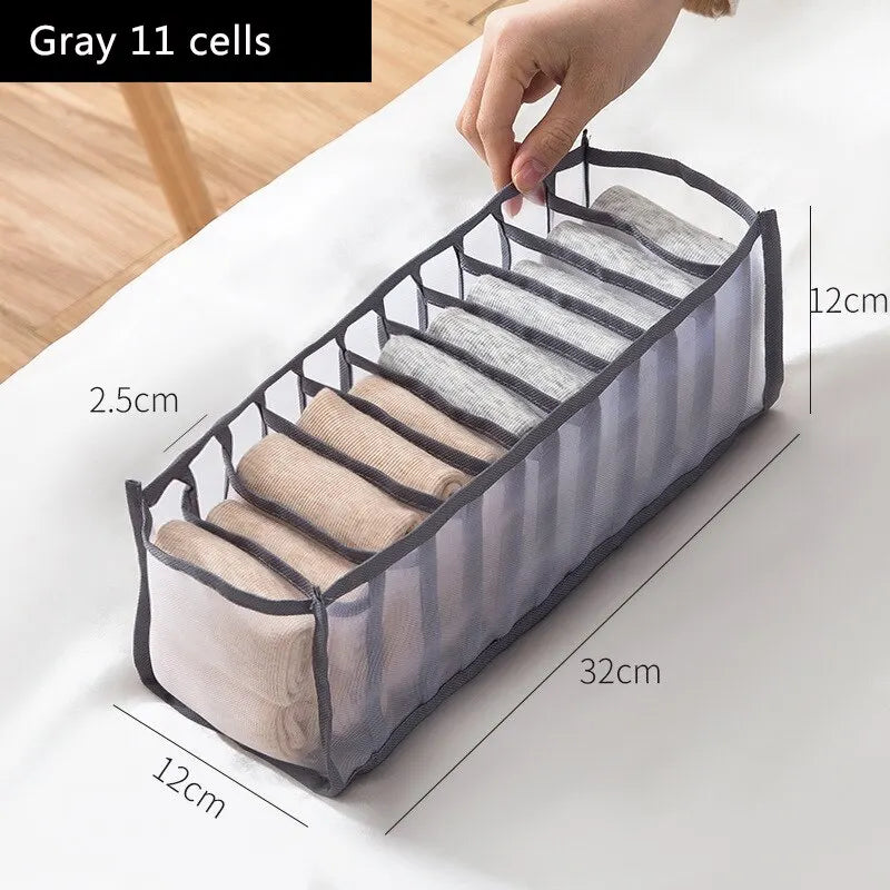 Foldable Mesh Drawer Organizer Box
