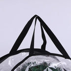 Clear Zippered Christmas Wreath Storage