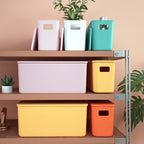 Minimalist Narrow Lidded Storage Bin