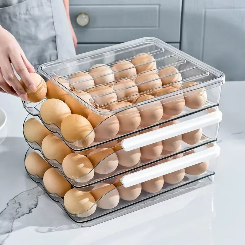 Gravity-Fed Rolling Egg Dispenser