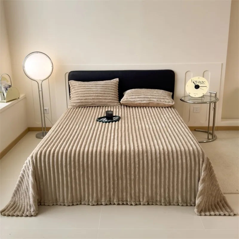 2025 Luxe Imitation Rabbit Fur Blanket – Ultra-Soft, Thick & Cozy Winter Essential