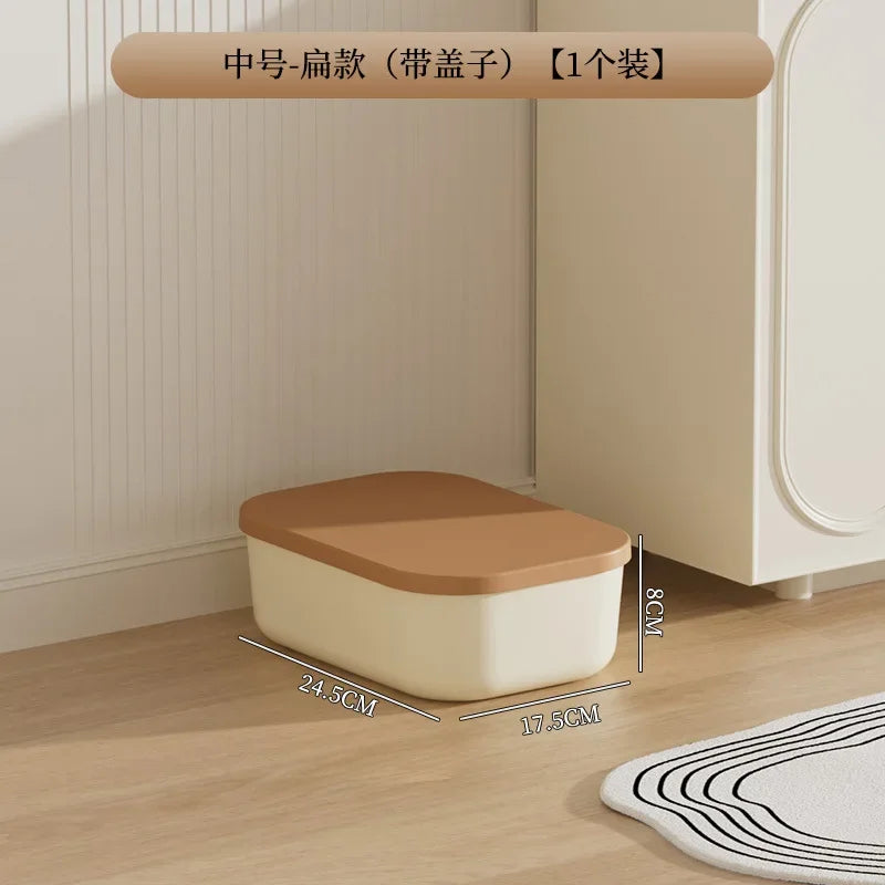 Minimalist Stackable Storage Box with Lid