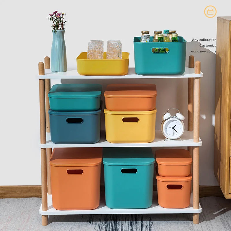 Macaron Pastel Stackable Storage Bins