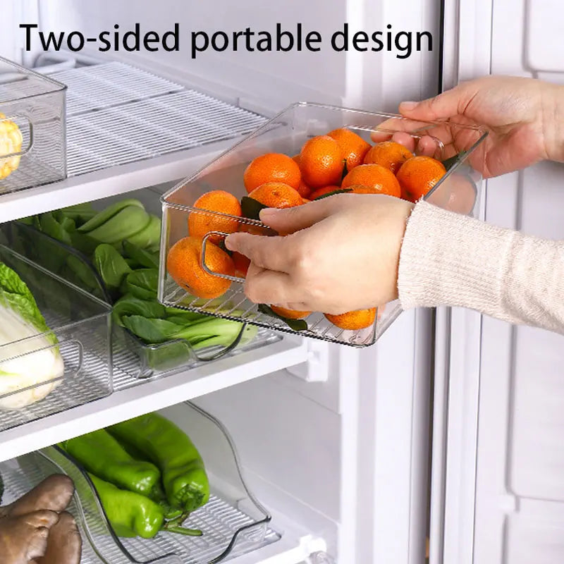 Crystal Clear Fridge Organizer Bins