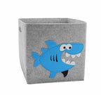 Felt Animal Cube Storage Bin