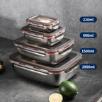 Leakproof 304 Stainless Steel Bento Box