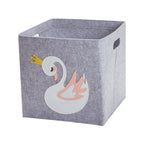 Felt Animal Cube Storage Bin