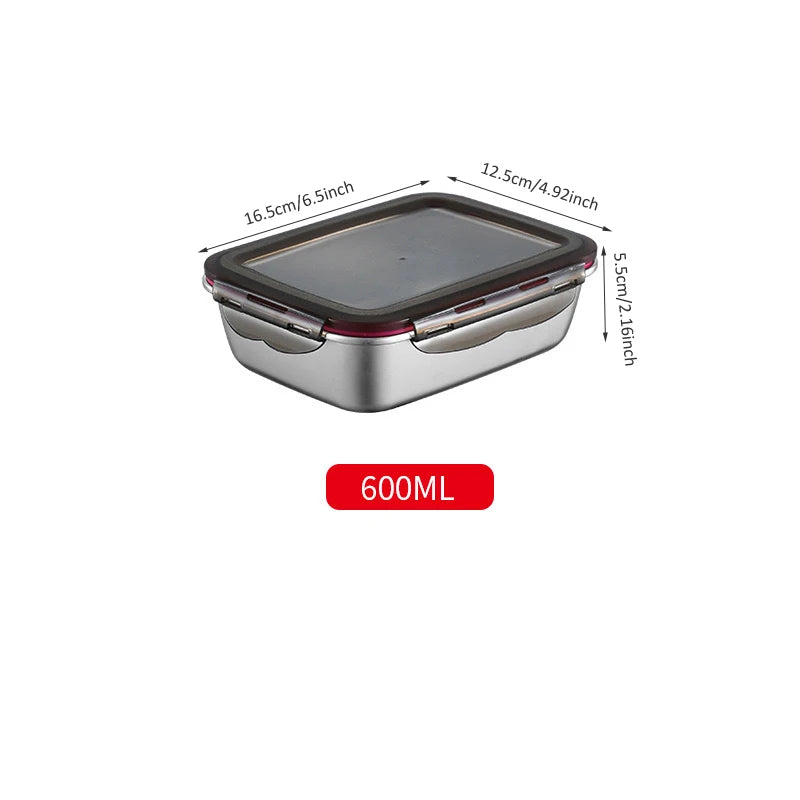 Leakproof 304 Stainless Steel Bento Box
