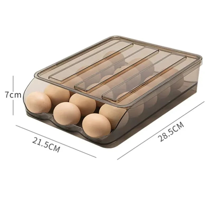 Gravity-Fed Rolling Egg Dispenser
