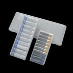 Clear 10-Slot Battery Organizer Case