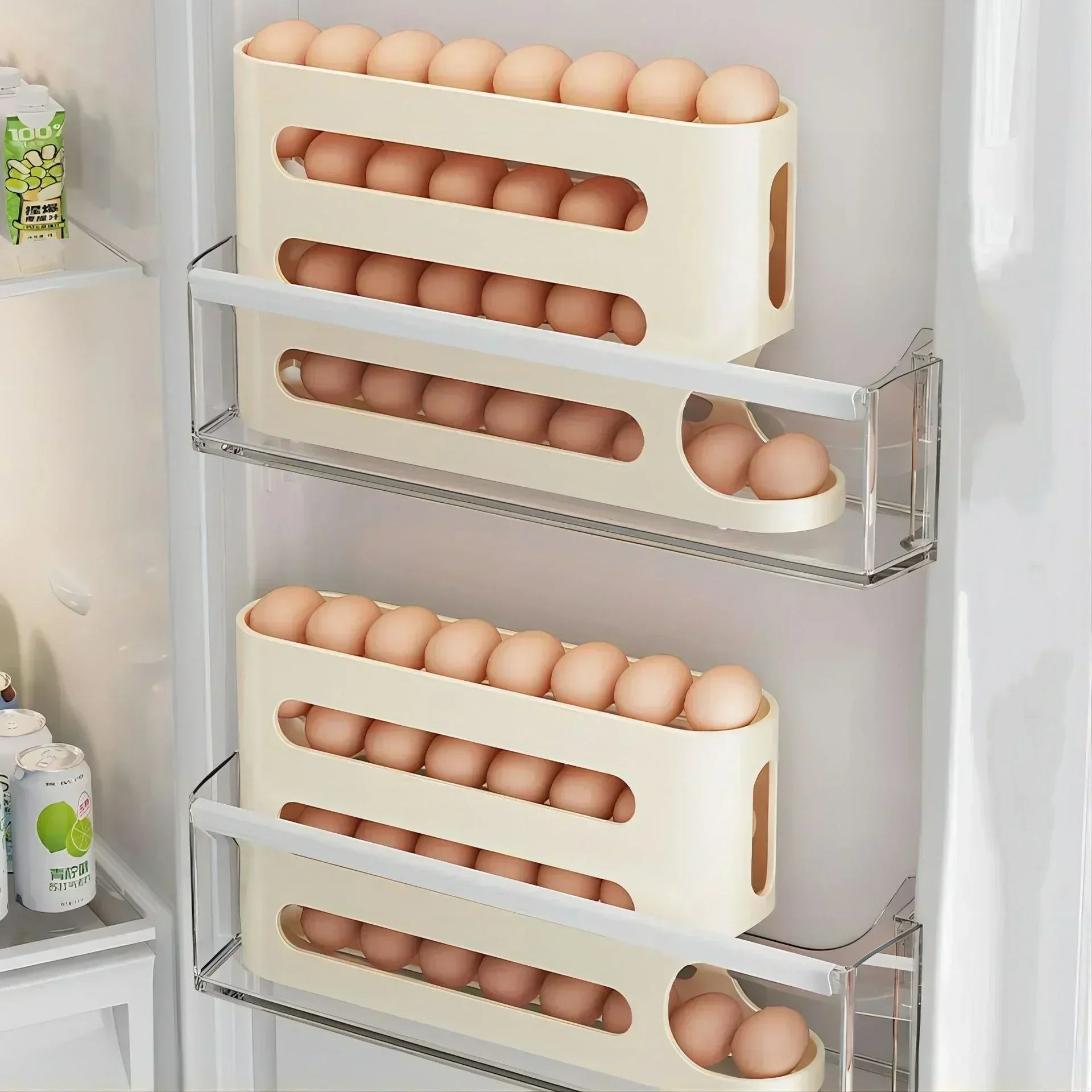 Auto-Roll Gravity Egg Dispenser