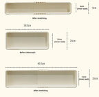 Minimalist Cream Adjustable Drawer Organizer Bin