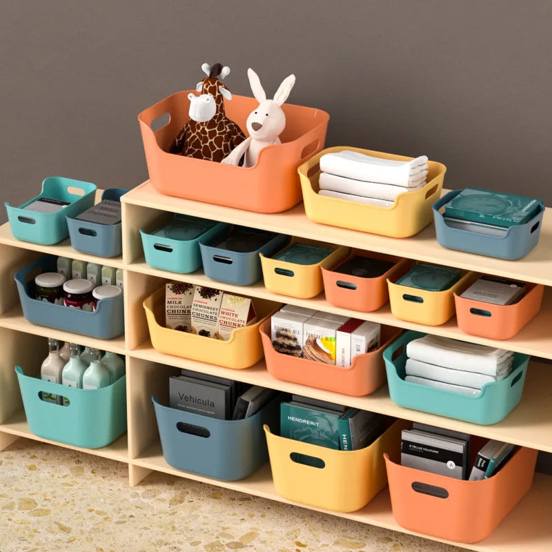 Minimalist Colourful Stackable Storage Bin