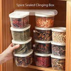 4-Pack Stackable Clear Spice Organizer