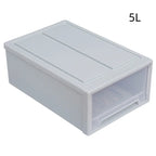 LuxeClear Stackable Drawer Storage Organizer