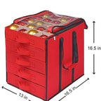 Deluxe 100-Count Ornament Storage Chest