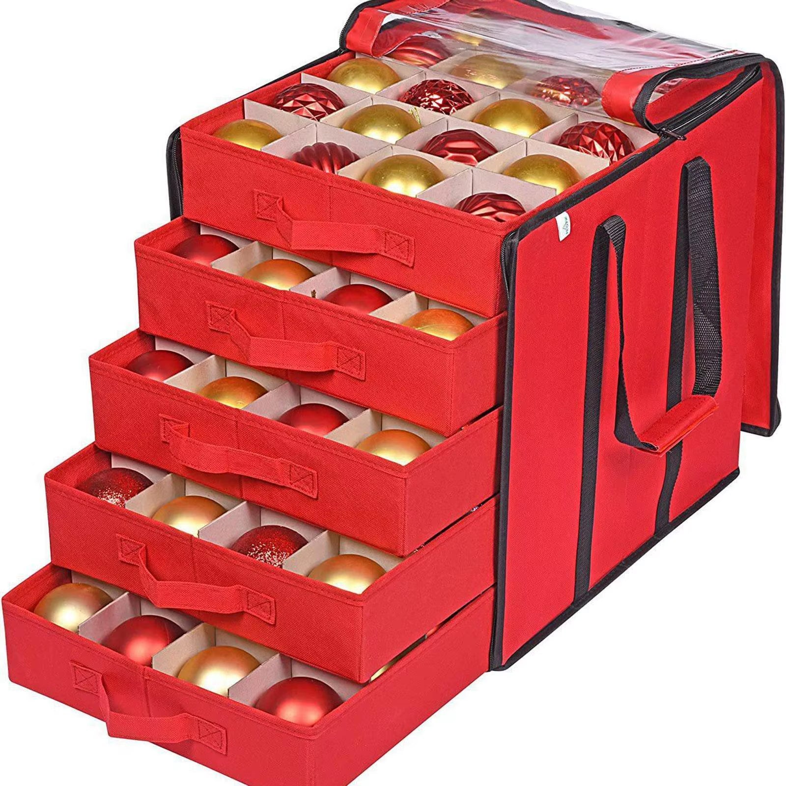 Deluxe 100-Count Ornament Storage Chest